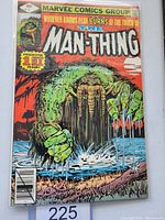 Front cover of The Man-Thing #1 Marvel comic showing the full colorful cover with character and title.