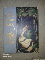Front cover of the book showing title and animal illustration on cloth hardcover.