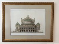 Full view of framed print showing entire frame and artwork