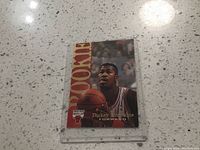 Front of the Dickey Simpkins rookie basketball card showing player image and rookie designation