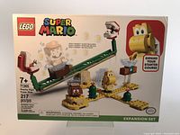 Front of LEGO Super Mario Expansion Set 71365 box showing the Piranha Plant Power Slide build and included figures.