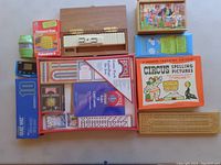 Full overview of the lot showing Bicycle Game Pack and various other games and puzzles.