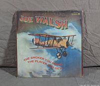 Front cover of Joe Walsh LP showing the biplane illustration and album title.
