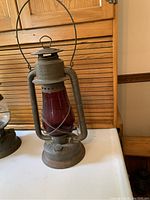 Front view of lantern