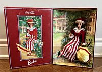 Barbie doll in original box showing full doll and packaging art