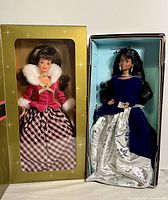 Both Barbie dolls in original boxes, showing overall appearance and packaging