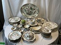 Full tabletop layout of entire collection