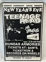 Front-facing view of shrink-wrapped poster on white background