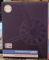 Front of the JPL Commander headset box showing brand and product name