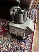 Front view showing Robot Coupe CL 50 label and overall machine