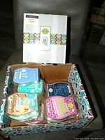 Box with 10 unopened Scentsy wax melts of assorted scents in plastic clamshell packaging, visible brand and fragrance labels