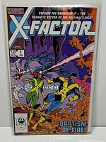 Full front cover of Marvel X-Factor #1 comic book showing main artwork and logo.