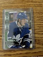 Front of the William Nylander rookie card showing player image in Toronto Maple Leafs uniform, 'Rookies' and 'Parkhurst' text visible