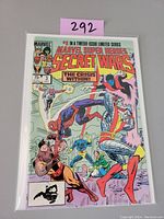 Front cover photo of Marvel Super-Heroes Secret Wars #3 comic book in plastic sleeve with price 75 cents and 'The Crisis Within!' tagline.