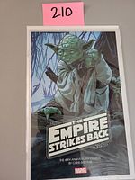 Front cover of comic book featuring Yoda and title 'The Empire Strikes Back The 40th Anniversary Covers' by Chris Sprouse