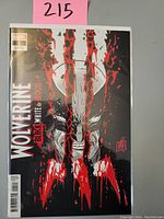 Full front cover of Wolverine Black White and Blood #1 variant comic book showing the complete artwork and title.