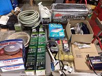 Overall view of all items spread out