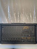 Full front view of Peavey XR 680E showing channel controls and graphic EQ