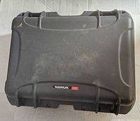 Closed Nanuk 920 protective hard case containing the diagnostic scanner kit.