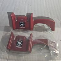 Photo showing both Wüsthof knife sharpeners side by side, one out of packaging and one still sealed.