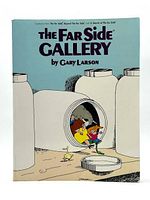 Front cover of The Far Side Gallery paperback book showing cartoon mice and title text.