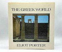 Front cover of the hardcover book showing title, author, and photo of ancient Greek architectural columns and stairs.