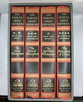 Front view of the four volumes in the boxed set showing titles, spine design, and publisher.