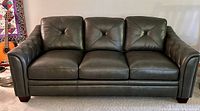 Front view of complete sofa