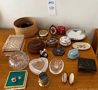 Overview of all assortment items showing variety of material types and styles