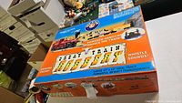 Closed box showing Lionel Great Train Robbery artwork and set features