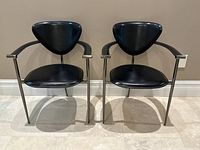 Front view of both chairs side by side