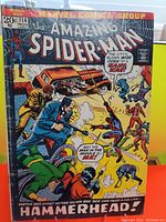Front cover of The Amazing Spider-Man issue #114, showing colorful action scene and title with publication date November 1972 and price 20 cents.