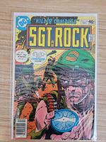 Cover of Sgt. Rock comic book issue #335 dated December 1979 showing soldiers holding a compass and a map.