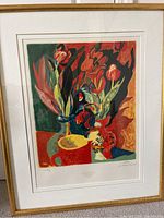 Framed serigraph front view