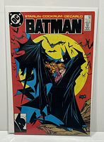 Front cover upright in bag and board showing full artwork