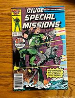 Front cover of GI Joe Special Missions #1 comic book shows armed characters in action with vibrant colors and text noting first issue in series.