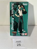 Front view of the Bandai Figuarts ZERO Kotetsu T. Kaburagi figure box from the anime Tiger & Bunny.