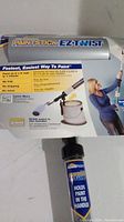 Photo of boxed Homeright Paintstick EZ Twist paint applicator with product features and demonstration image.