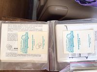 Photo of two boxed sets of educational sequential cards, showing labels and packaging details for identification.