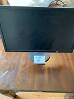 Front view of the NEC MultiSync EA234WMi monitor turned off, showing the screen and stand.