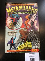 Front cover of 1966 DC Comics Metamorpho The Element Man issue #6 with colorful comic art and minor wear in lower right corner.