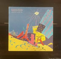 Front cover of Rolling Stones vinyl record 'Still Life American Concert 1981' showing colorful abstract artwork
