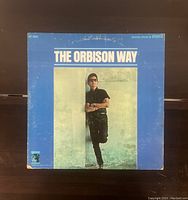 Front cover of 'The Orbison Way' vinyl record album by Roy Orbison with visible text and photo of the artist.