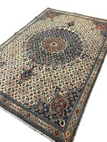 Full rug angled view on wood floor