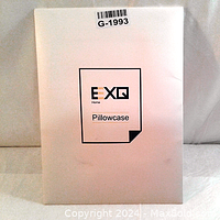 White packaging labeled EXQ Home Pillowcase