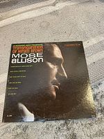 Close up of Mose Allison vinyl record cover showing album title and artist.