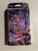 Sealed box of Pokémon Deoxys V Battle Deck with artwork of Deoxys on the front.