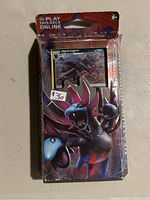 Sealed Hydreigon Pokémon TCG deck from Sun & Moon Crimson Invasion series with packaging intact showing front and visible card