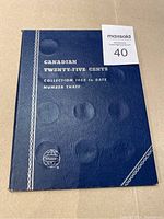 Blue Whitman album cover with title and embossing