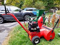 Left-side quarter view showing overall unit and handle configuration